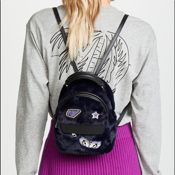 Furla Favola blue mini backpack - Picture 2 of 14